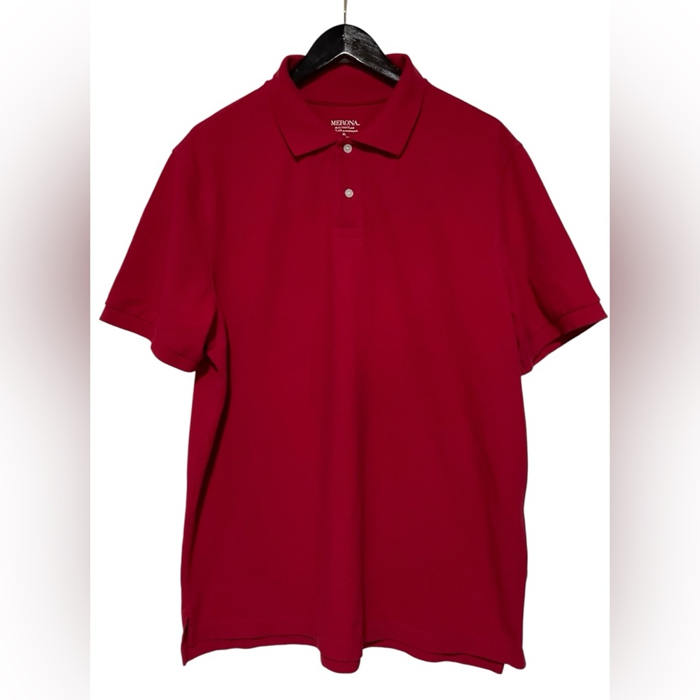 Merona Red Polo Shirt In Men’s Size XL